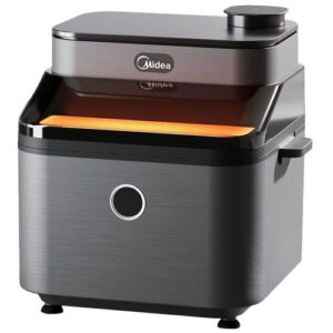 Air Fryer Frytkownica beztłuszczowa MIDEA MF-CY75C2 z funkcją pary i okienkiem do obserwacji postępów gotowania