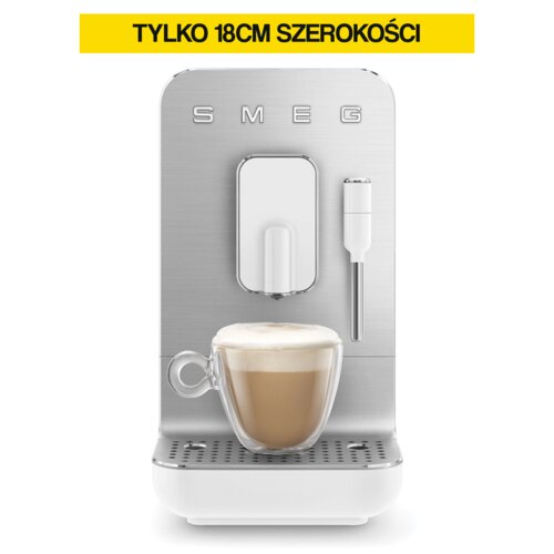 Ekspres SMEG BCC12WHMEU 18 cm szerokości