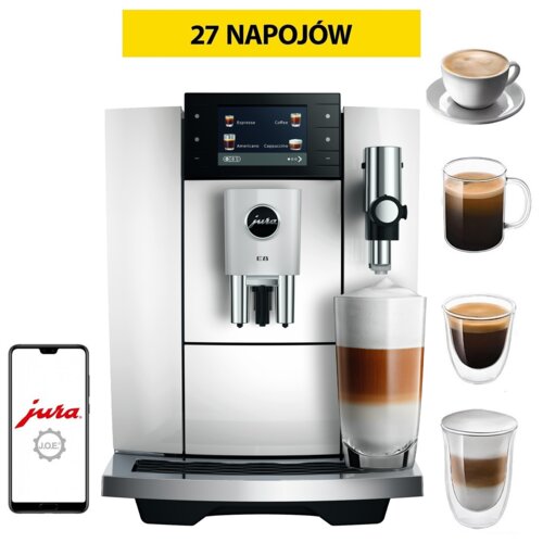 Ekspres JURA E8 Piano White (ED 2025)