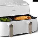 Air fryer Frytkownica beztłuszczowa PHILIPS Ovi Dual Basket NA353 10 9l 8 automatycznych programów