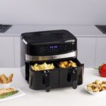 Air Fryer Frytkownica beztłuszczowa TAURUS AF2600D z podwójnym koszem Czarny