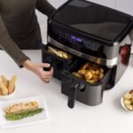 Air Fryer Frytkownica beztłuszczowa TAURUS AF2600D z podwójnym koszem Czarny