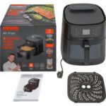 Air Fryer Frytkownica beztłuszczowa AI GÖTZE & JENSEN AF850T by Setti+ WiFi rozpoznawanie potraw i gotowanie na parze