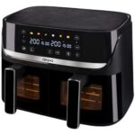 Air Fryer Frytkownica beztłuszczowa AKPO ABF 900CY 9l z podwójnym koszem i okienkem do obserwacji postępów gotowania