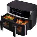 Air Fryer Frytkownica beztłuszczowa AKPO ABF 900CY 9l z podwójnym koszem i okienkem do obserwacji postępów gotowania