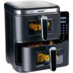 Air Fryer Frytkownica beztłuszczowa ALPINA XXL 2800W 11L z podwójnym koszem programator czasowy