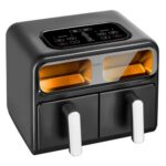 Air Fryer Frytkownica beztłuszczowa AMICA AFM 7020 8l z podwójnym koszem z okienkiem do obserwacji postępów