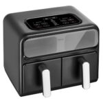 Air Fryer Frytkownica beztłuszczowa AMICA AFM 7020 8l z podwójnym koszem z okienkiem do obserwacji postępów