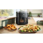 Air Fryer Frytkownica beztłuszczowa BOSCH Serie 6 MAF671B1 7.2l z 7 automatycznymi programami i okienkiem do podgląd potrawy