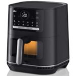Air Fryer Frytkownica beztłuszczowa BRAUN MultiFry 5 HF5075IBK 6l z okienkiem do obserwacji postępów gotowania