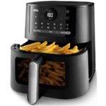 Air Fryer Frytkownica beztłuszczowa BRAUN MultiFry 5 HF5075IBK 6l z okienkiem do obserwacji postępów gotowania