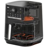 Air Fryer Frytkownica beztłuszczowa BRAUN MultiFry 5 HF5075IBK 6l z okienkiem do obserwacji postępów gotowania