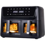 Air Fryer Frytkownica beztłuszczowa ELDOM FR220 Dualo 11l z podwójnym koszem i okienkiem do obserwacji postępów gotowania