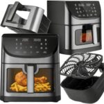 Air Fryer Frytkownica beztłuszczowa EXTRALINK EX.97676 8l z 10 automatycznymi programami i okienkiem do obserwacji postępów gotowania