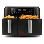 Air Fryer Frytkownica beztłuszczowa GIRMI FG26 Czarny, 9L, z okienkiem do obserwacji postępów gotowania
