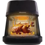 Air Fryer Frytkownica beztłuszczowa HISENSE HAF1800DCD 6.3l z okienkiem do obserwacji postępów gotowania
