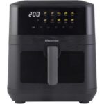 Air Fryer Frytkownica beztłuszczowa HISENSE HAF2100DCD 7.7l z 10 automatycznymi programami i okienkiem do obserwacji postępów gotowania