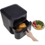Air Fryer Frytkownica beztłuszczowa HISENSE HAF2100DCD 7.7l z 10 automatycznymi programami i okienkiem do obserwacji postępów gotowania