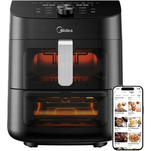 Air Fryer Frytkownica beztłuszczowa MIDEA MAD1100DADK Czarny
