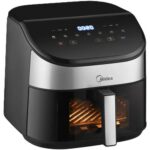 Air Fryer Frytkownica beztłuszczowa MIDEA MAD55000ADK0 z okienkiem do obserwacji postępów gotowania