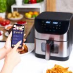 Air Fryer Frytkownica beztłuszczowa MPM MFR-10M/WIFI z okienkiem do obserwacji postępów gotowania