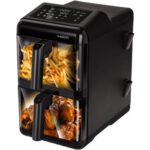 Air Fryer Frytkownica beztłuszczowa MPM MFR-13 12l z podwójnym koszem i okienkiem do obserwacji postępów gotowania