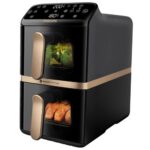Air Fryer Frytkownica beztłuszczowa PHILIPS Ovi Dual Basket NA462/70 pionowy, 10 l, 6 automatycznych programów
