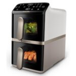 Air Fryer Frytkownica beztłuszczowa PHILIPS Ovi Dual Basket NA462/80 pionowy, 10 l, 6 automatycznych programów