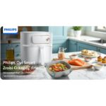 Air Fryer Frytkownica beztłuszczowa PHILIPS Ovi Smart HD9876/25 8.3l Wi-Fi ponad 4000 darmowych przepisów