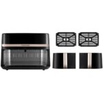Air Fryer Frytkownica beztłuszczowa RUSSELL HOBBS SatisFry DualBaske 27680-56 9l 9 automatycznych programów