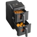 Air Fryer Frytkownica beztłuszczowa SENCOR SFR 1250BK 11.6l z podwójnym koszem, 10 automatycznymi programami i okienkiem do obserwacji postępów