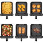 Air Fryer Frytkownica beztłuszczowa SENCOR SFR 1250BK 11.6l z podwójnym koszem, 10 automatycznymi programami i okienkiem do obserwacji postępów