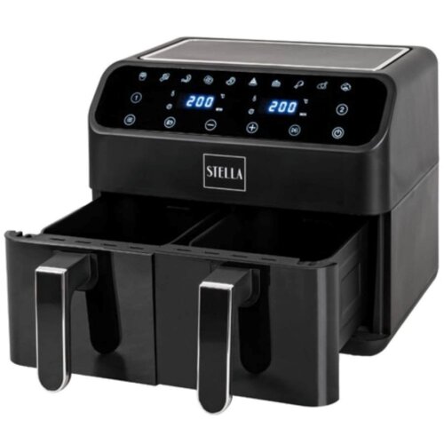 Air Fryer Frytkownica beztłuszczowa STELLA Staf 2000-8D-C Dual 8l 10 automatycznych programów