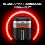 Air Fryer Frytkownica beztłuszczowa TEFAL EY8328E0 Easy Fry Infrared technologia podczerwieni, z okienkiem do podglądu