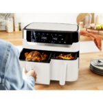 Air Fryer Frytkownica beztłuszczowa TEFAL EY942AE0 Dual Easy Fry XXL 11l z podwójnym koszem