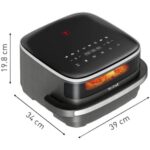 Air Fryer Frytkownica beztłuszczowa TEFAL FW402HE0 Easy Fry XL Surface Czarny