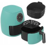 Air Fryer Frytkownica beztłuszczowa TURBOTRONIC TT-AF210 Turkusowy 3.5l 6 automatycznych programów