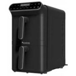 Air Fryer Frytkownica beztłuszczowa TURBOTRONIC TT-AF500D Czarny z podwójnym koszem
