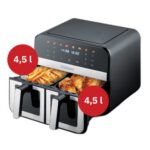 Air Fryer Frytkownica beztłuszczowa WEBBER AF900 9l z podwójnym koszem i 8 automatycznymi programami