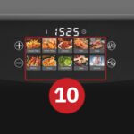 Air Fryer Frytkownica beztłuszczowa WEBBER AF801 8.8 l z 10 automatycznymi programami