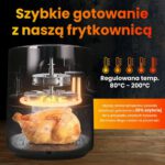 Air fryer Frytkownica beztłuszczowa EXTRALINK SJ-400 4l programator czasowy
