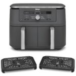 Air fryer Frytkownica beztłuszczowa NINJA Dual Zone Max DZ400EU 9.5 l Szary