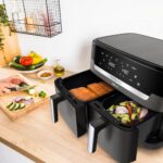 Air Fryer Frytkownica beztłuszczowa TEFAL Dual Easy Fry XXL EY942HE0 11l z podwójnym koszem