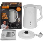 Czajnik inteligentny GÖTZE&JENSEN KT975W by SETTI+ sterowany smartfonem 3000W WiFi z regulacją temperatury Biały