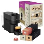 Ekspres DELONGHI Nespresso Vertuo Pop ENV90.B + zestaw kaw
