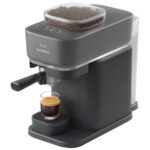Ekspres PHILIPS Baristina BAR300/60 z zautomatyzowanym procesem mielenia i zaparzania + Pojemnik na fusy PHILIPS Baristina BAR313 60 Czarny