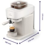 Ekspres PHILIPS Baristina BAR320/00 z zautomatyzowanym procesem mielenia i zaparzania Biały