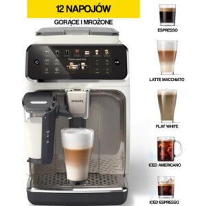 Ekspres PHILIPS LatteGo EP4443/70 (Silent Brew) Kawa mrożona