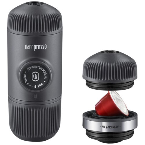 Ekspres WACACO Nanopresso Szary + Adapter NS Bezprzewodowy