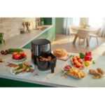 Air Fryer Frytkownica beztłuszczowa PHILIPS Essential Ovi Mini HD9252/90 4.1l programator czasowy